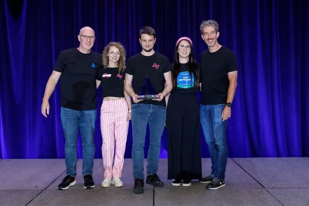 From left: Keran McKenzie, Magdalena Skoropada, Krzysztof Skoropada, Katarzyna Pawlak, Scott Farquhar