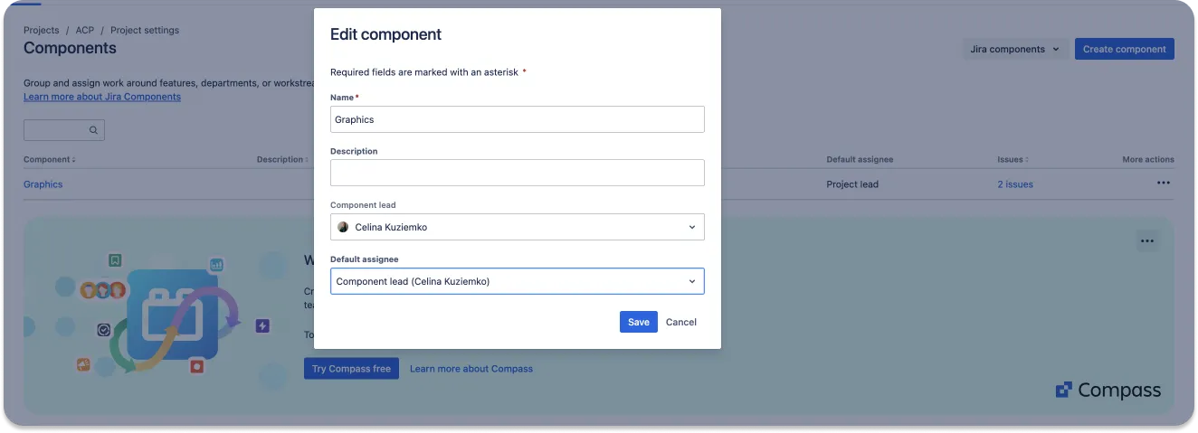 Components in Jira