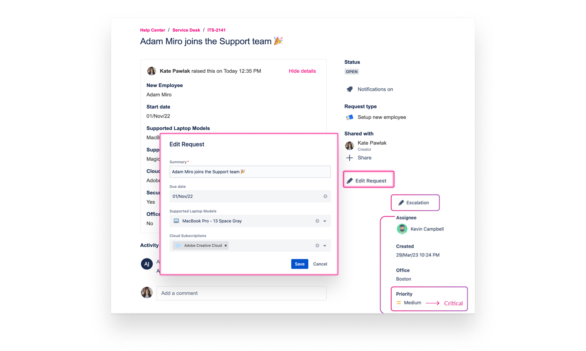 Customer Actions on portal Customer Actions on portal
