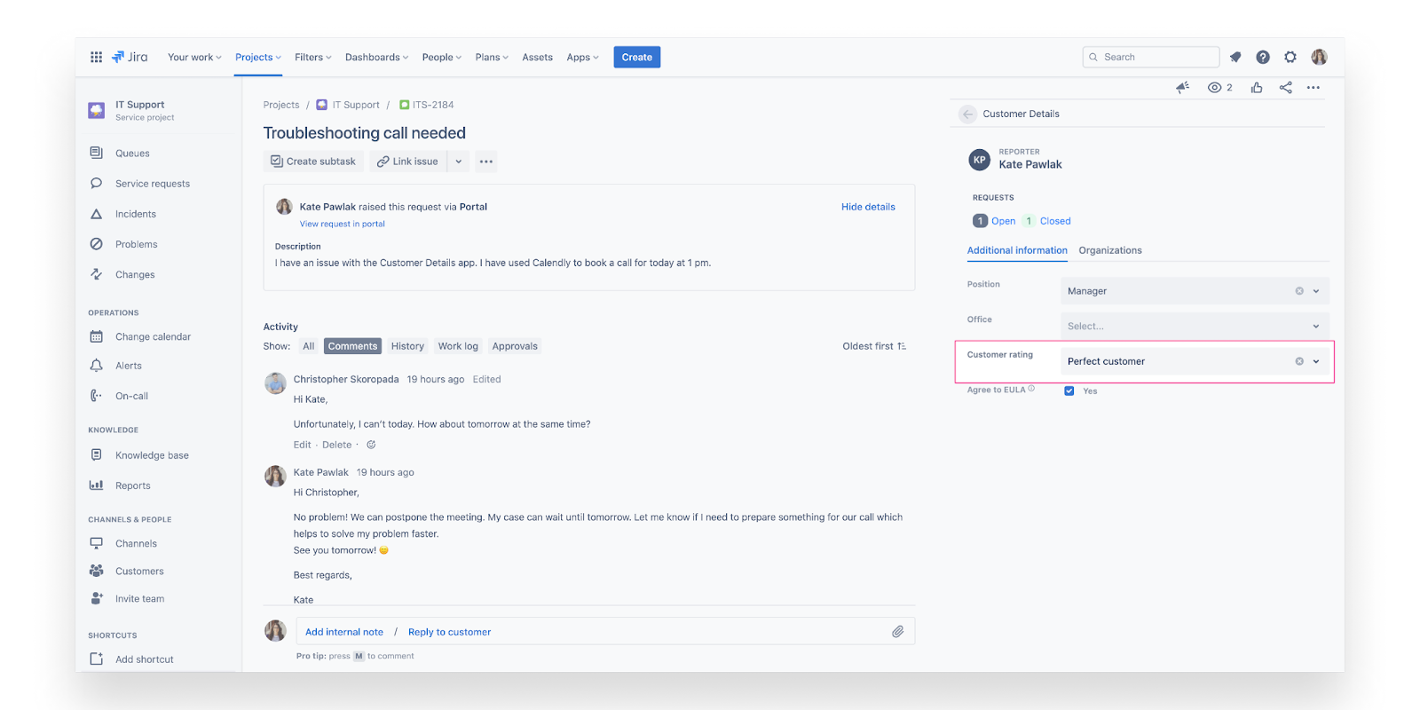 Jira Service Management as an ideal ITSM tool with help of extensions